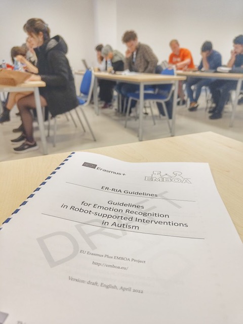 “Affective computing and social robots in the therapy of children with autism” training (LTT3) — photo 15
